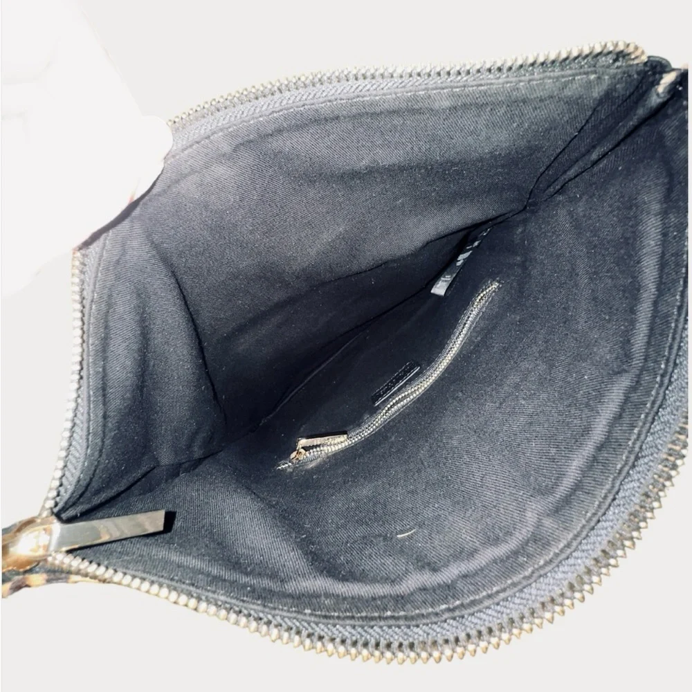 WHISTLES Leopard Print Chapel Foldover‎ Clutch Bag